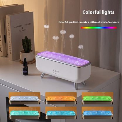 Creative Jellyfish Smoke Ring Ultrasonic Spray Dynamic Sound Pickup Humidifier