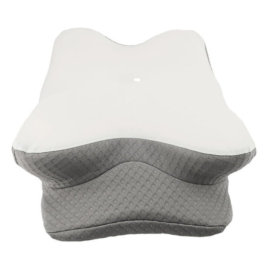 Memory Foam Pillow Moderate Softness Ice Silk Memory Foam Neck Support Pillow 1 Pair Butterfly Shape for Sleeping for Elderly