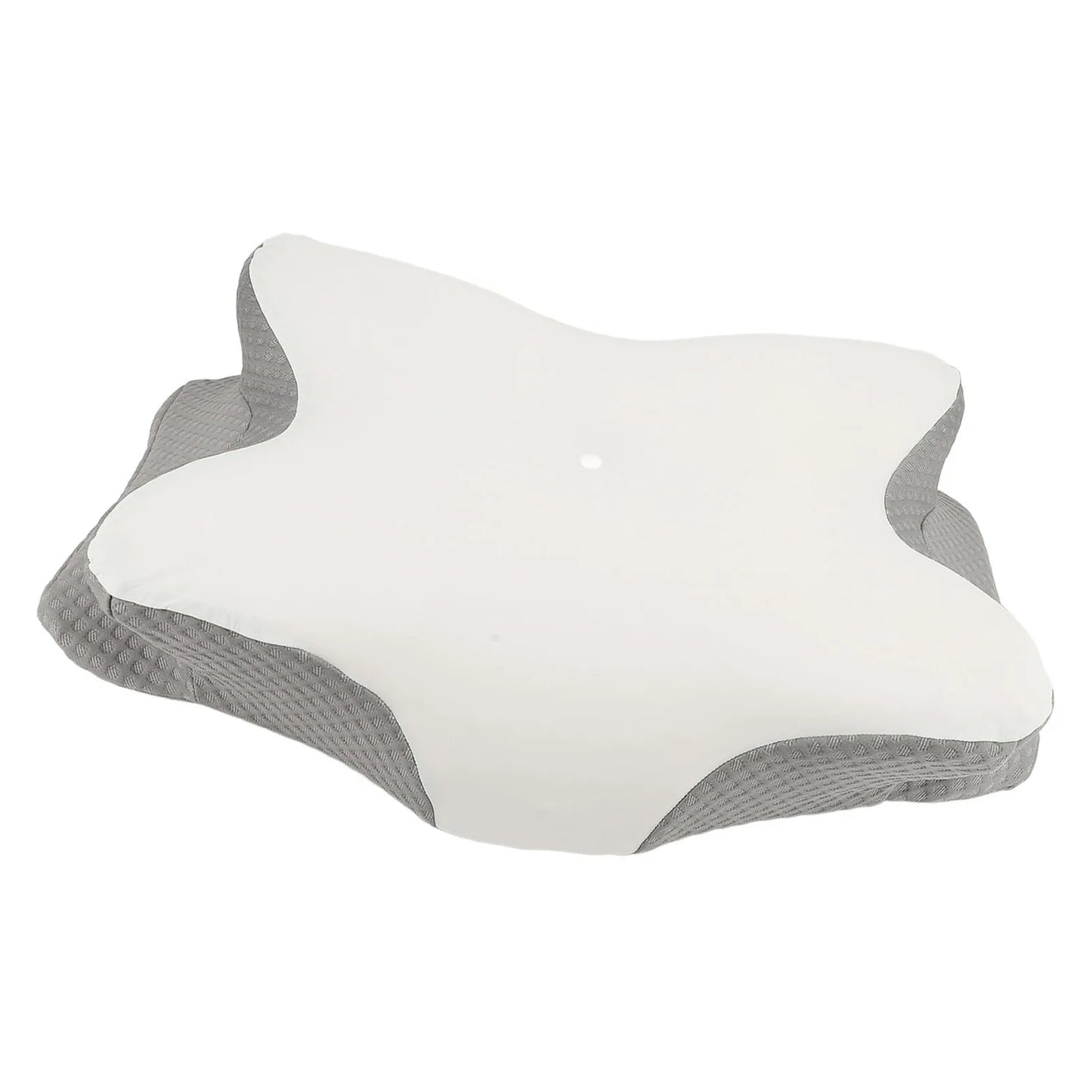 Memory Foam Pillow Moderate Softness Ice Silk Memory Foam Neck Support Pillow 1 Pair Butterfly Shape for Sleeping for Elderly
