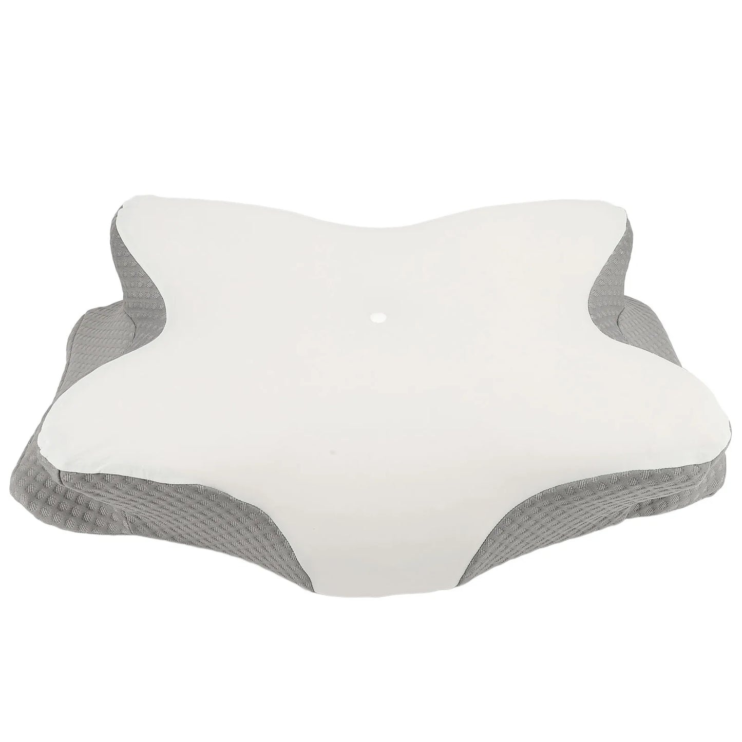 Memory Foam Pillow Moderate Softness Ice Silk Memory Foam Neck Support Pillow 1 Pair Butterfly Shape for Sleeping for Elderly