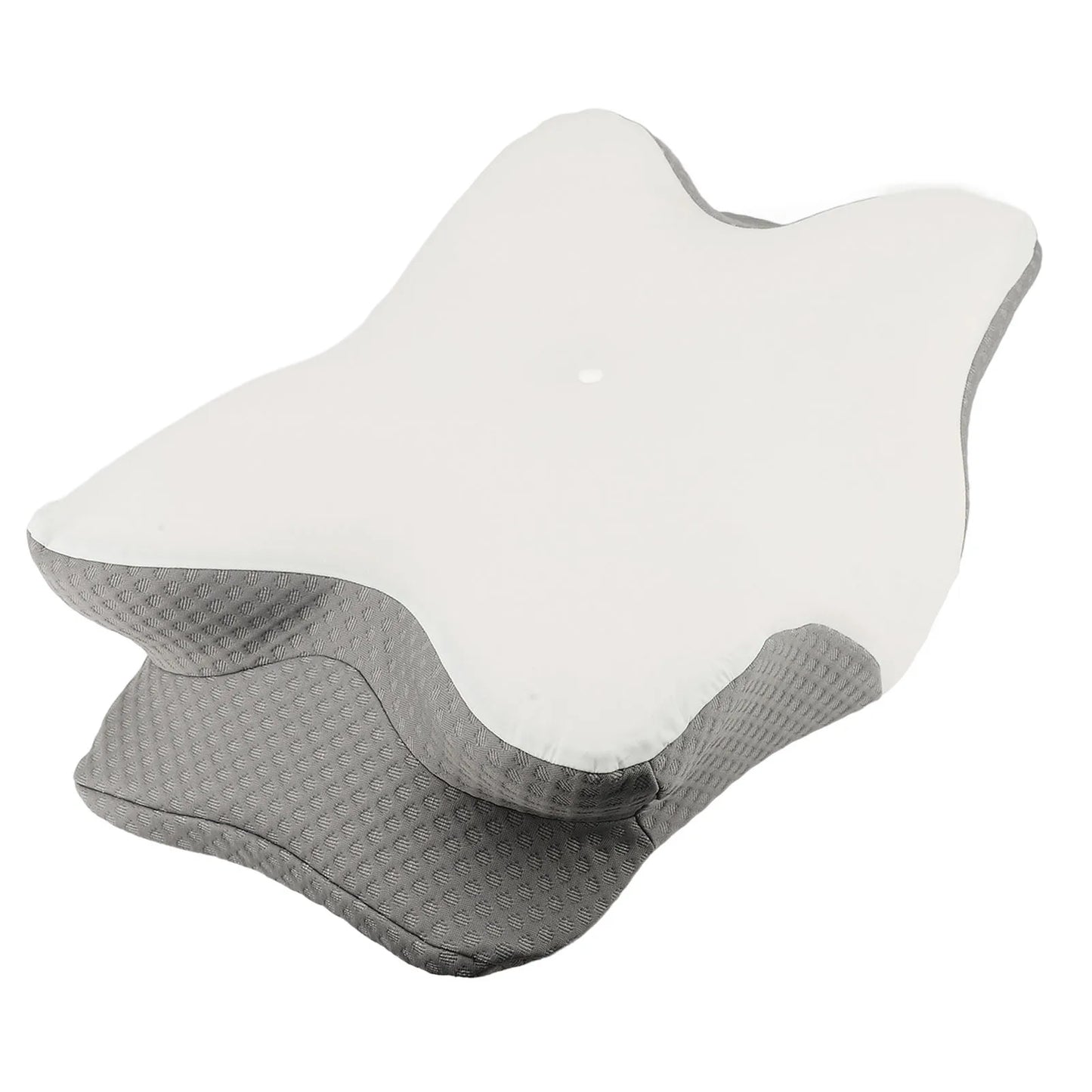 Memory Foam Pillow Moderate Softness Ice Silk Memory Foam Neck Support Pillow 1 Pair Butterfly Shape for Sleeping for Elderly