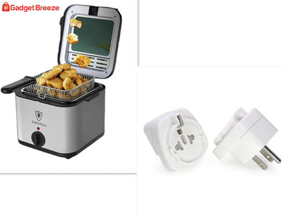 Visual Multifunctional Electric Air Fryer Skewer French Fries Machine